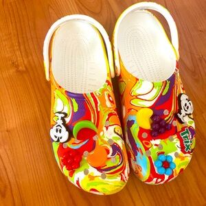 Trix Crocs. In good condition. Inside and outside of shoe are very clean.